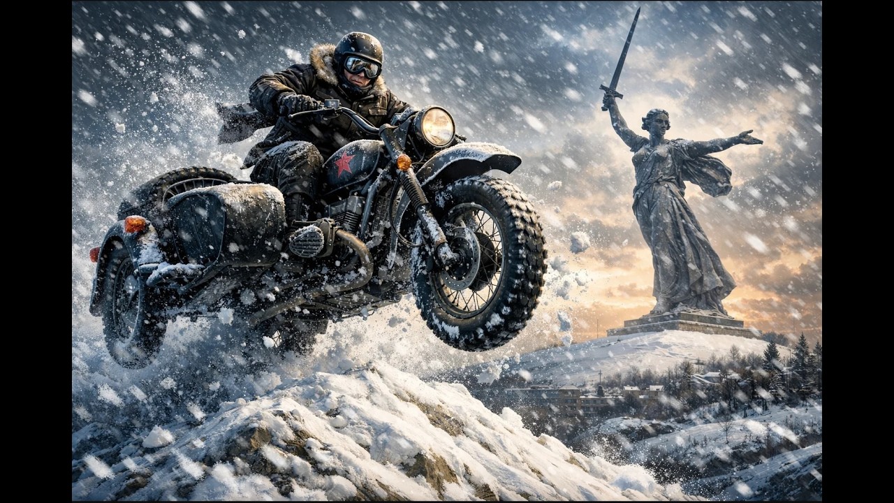 ДРОССЕЛЬ В ПОЛ: Взрываем снег в Волгоградской области! Дрифт на мотоциклах 23 февраля