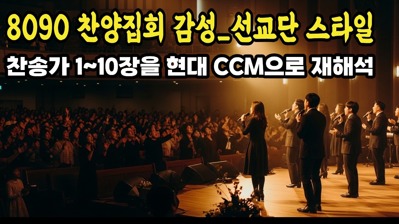 8090년대 찬양집회 스타일 | 찬송가 1~10장 현대 CCM으로 재해석