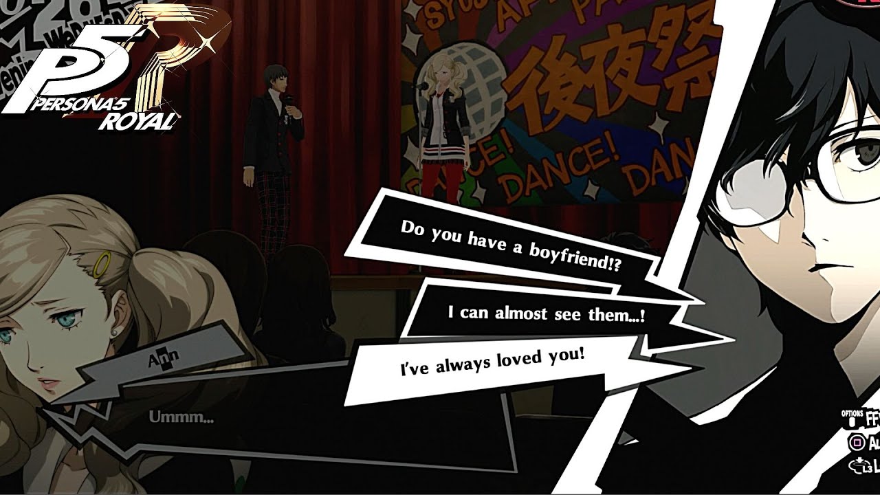 [All Choices Selection] Joker & Ann Takamaki School Festival | P5R | Persona 5 Royal