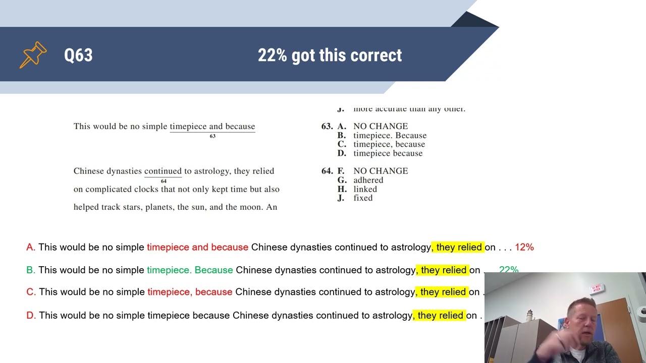 ACT Junior Oct Prac ACT Eng Review TOUGH QUESTIONS