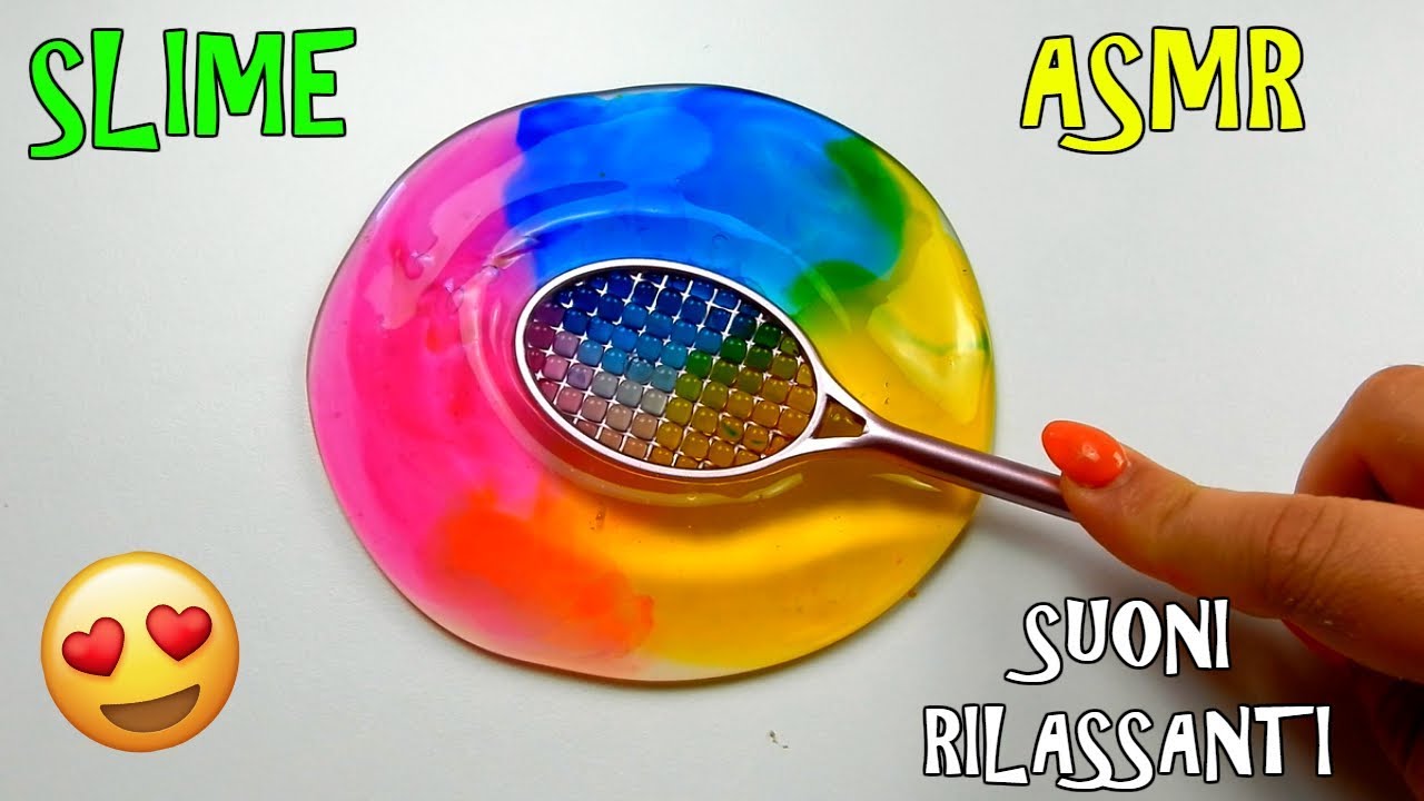 SLIME ASMR! SUONI SLIME RILASSANTI! SLIME MOST SATISFYING SOUNDS Iolanda Sweets