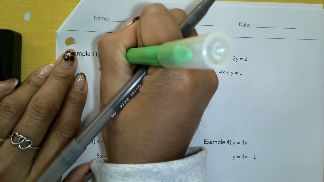 Lesson 21: Solving Systems of Equations Using Substitution