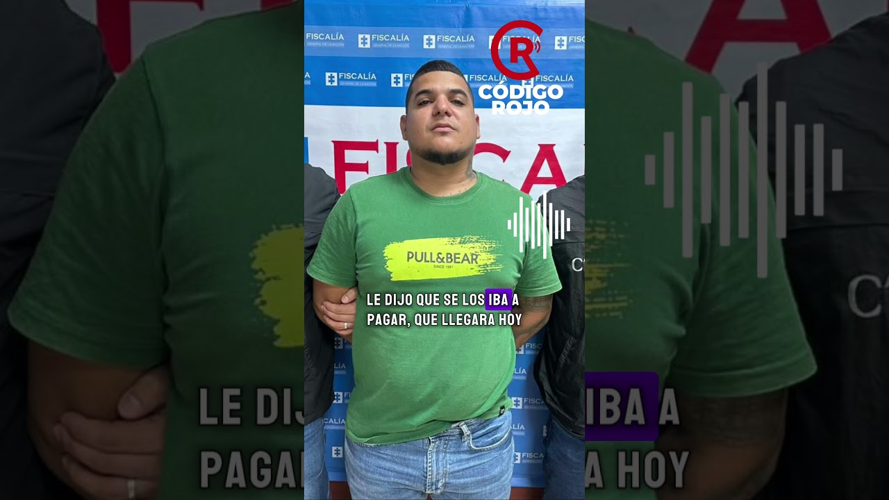 Capturan al creador de contenido 'Eykon El Cole' por herir a un cliente de su labor como cobradiario