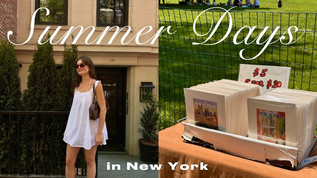 a summer weekend in nyc | central park, filming ads, & deep talks