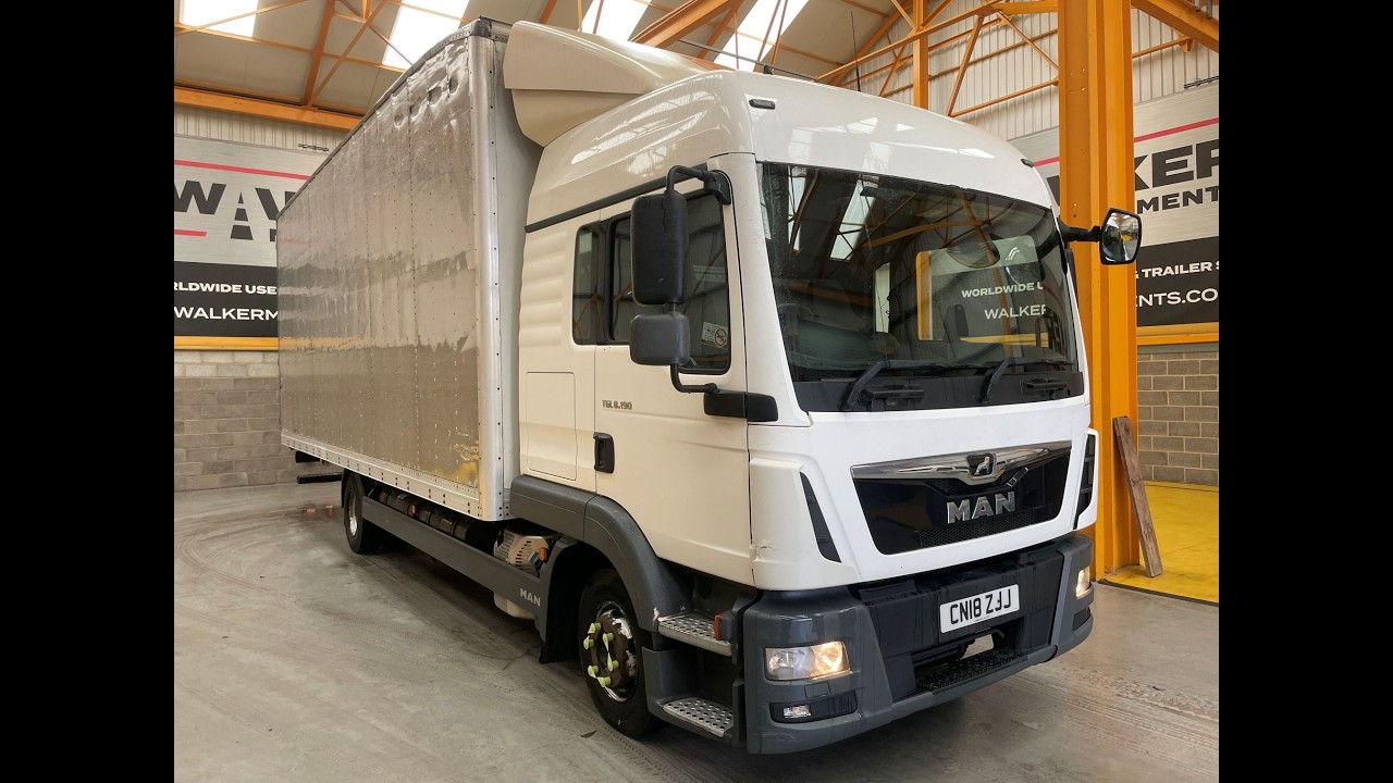 New In Stocklist For Sale: MAN TGL 8.190 *EURO 6*, 7.5 TONNE BOX - 2018 - CN18 ZJJ