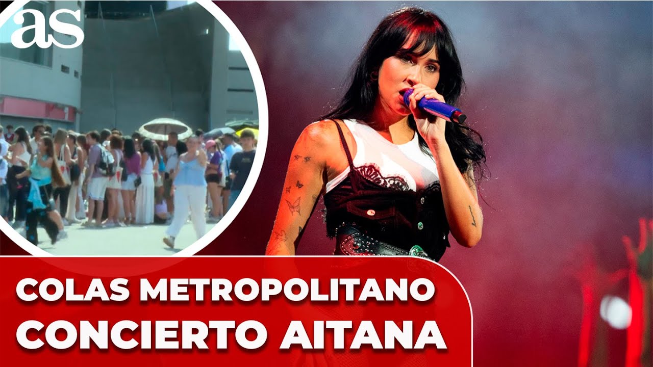 LOCURA de COLAS para ver a AITANA en el METROPOLITANO