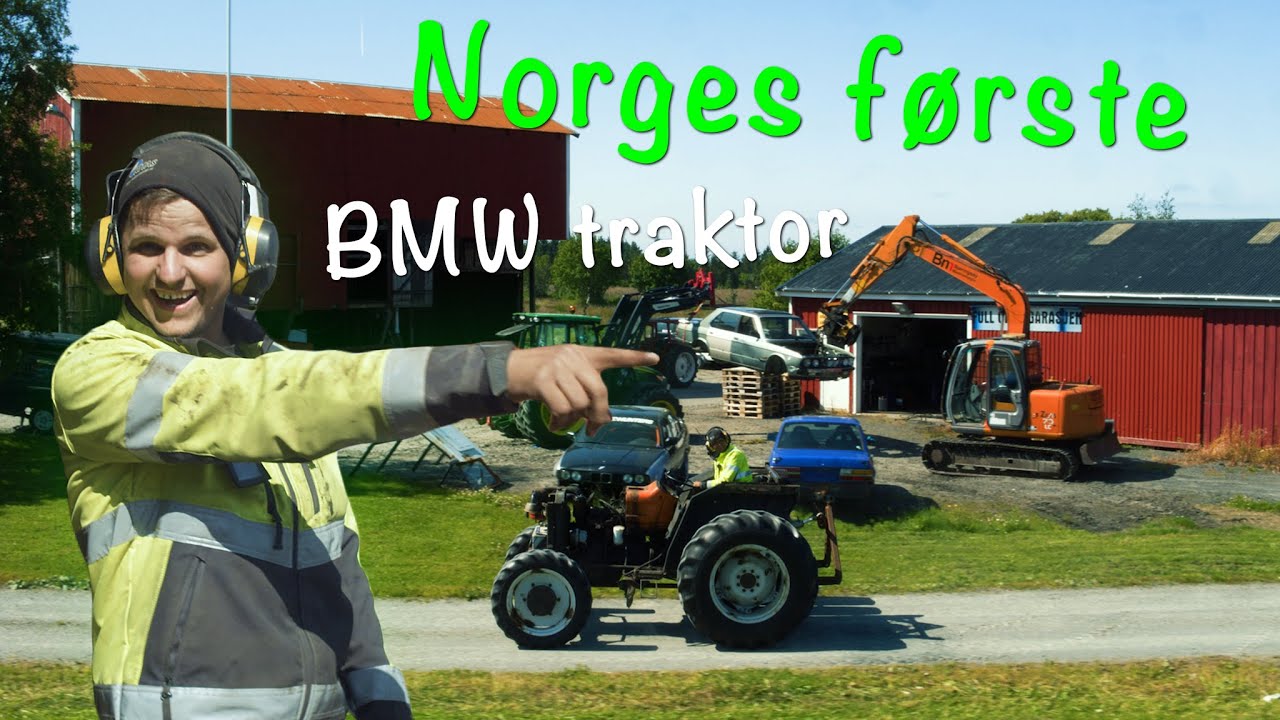 NORGES FØRSTE BMW TRAKTOR -Bygget av Kåre Svæsaspær