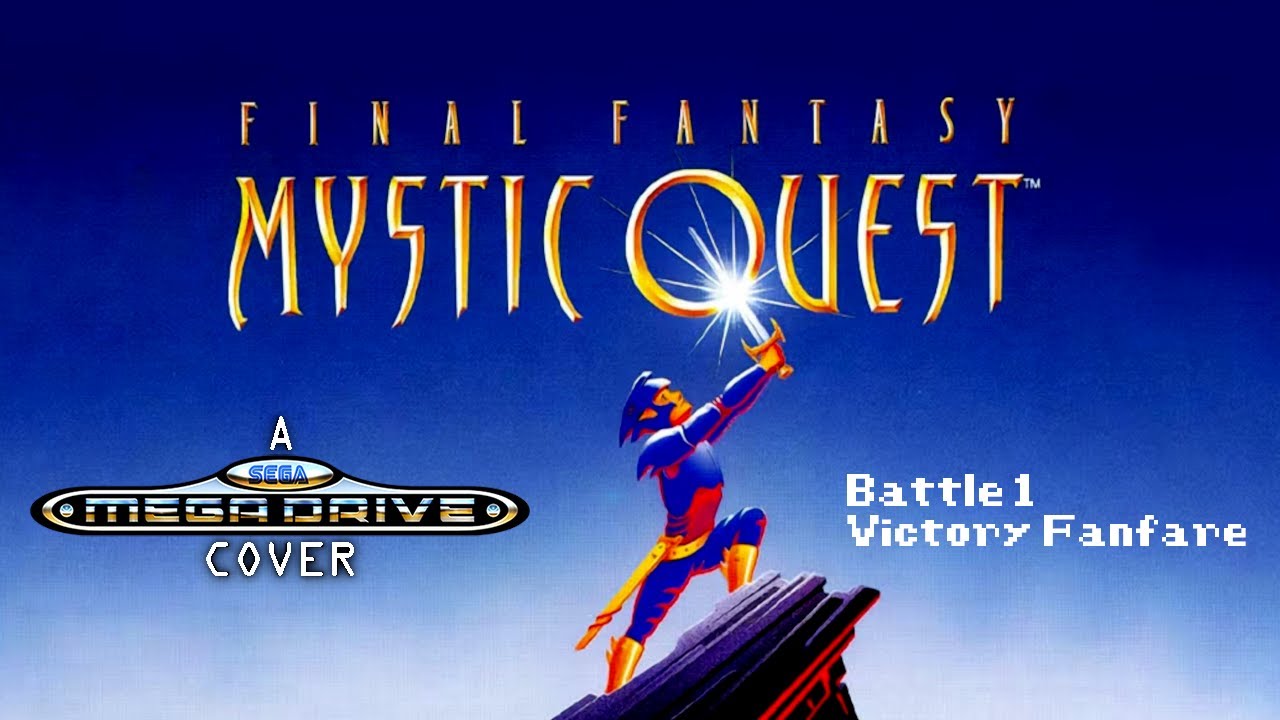 Final Fantasy Mystic Quest - Battle 1 &  Victory Fanfare - Sega Genesis / Mega Drive Cover YM2612