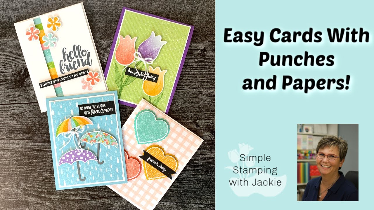 Make Vibrant Quick Cards and Be Pleased as Punch!