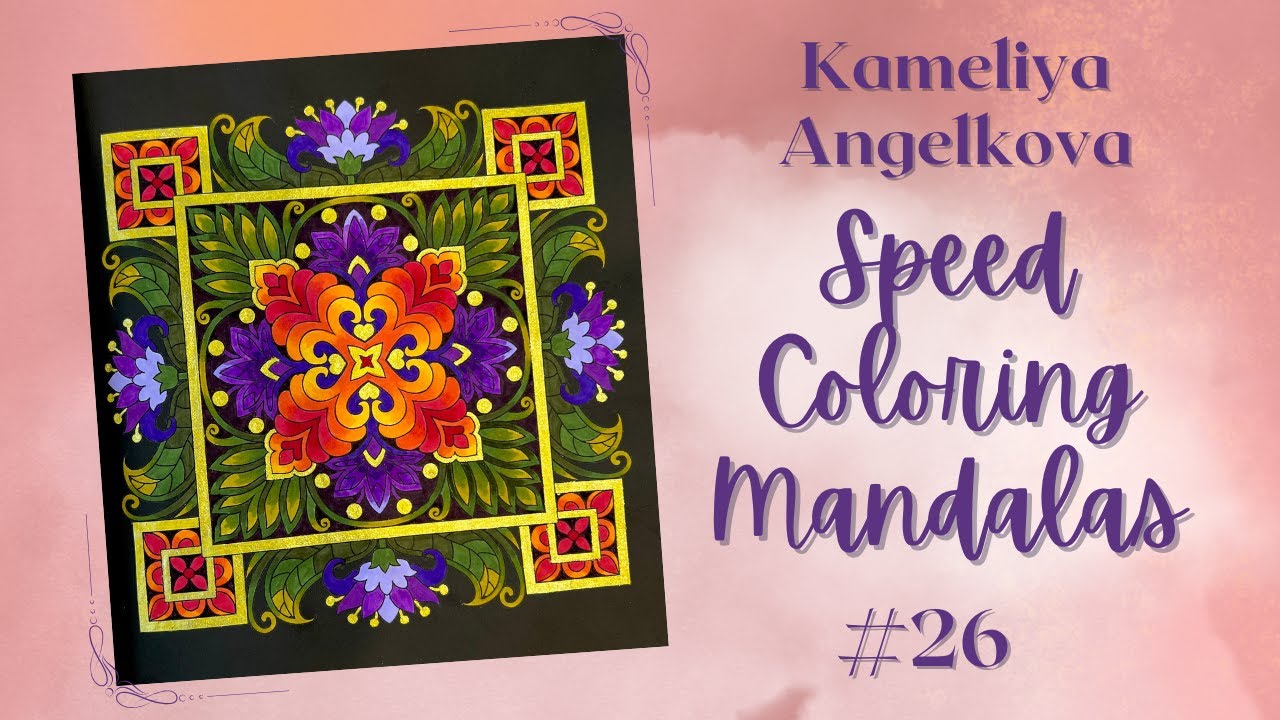 Speed Coloring Mandalas #26 | 50 Nighttime Mandalas | Adult Coloring