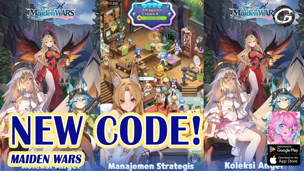 🎁 Maiden Wars All Trust 5 Giftcodes & How to Redeem Codes - New Mobile Game (Android/IOS)