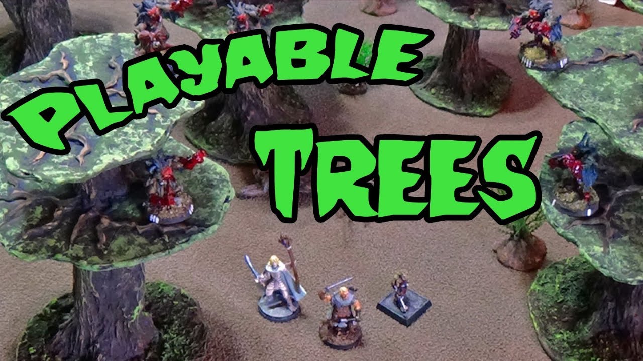 Table Top TREES for Playability  Easy DIY Craft Tutorial  (DM's Craft NEXT #12/Part 1)