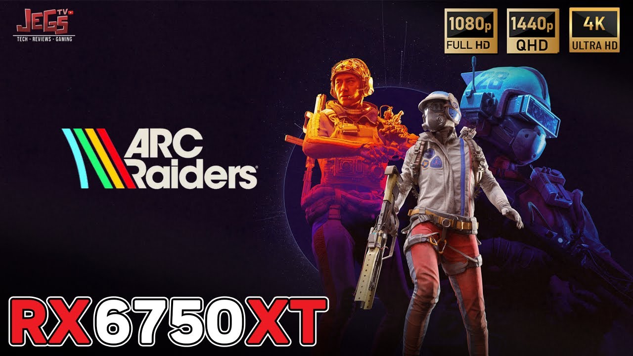Arc Raiders | RX 6750 XT | FHD, QHD, 4K benchmarks
