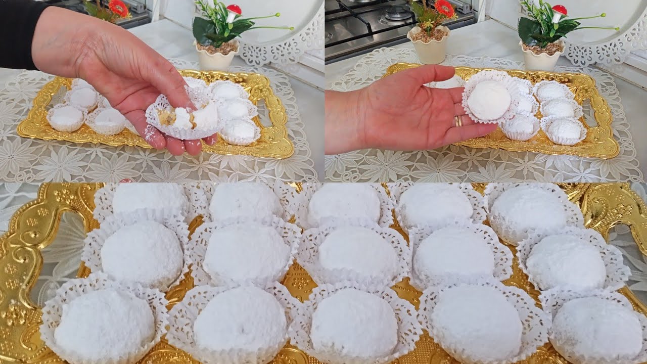 حلوة جافة بذوق البرتقال 🍊سهلة وسريعة بنتها روووعة 😋 تخرج كمية ماشاء الله 👌