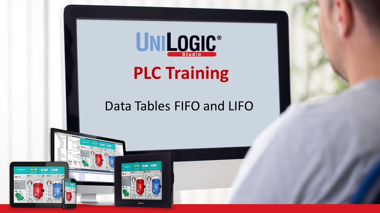 PLC Training: Data Tables FIFO and LIFO.UniLogic for UniStream by Unitronics
