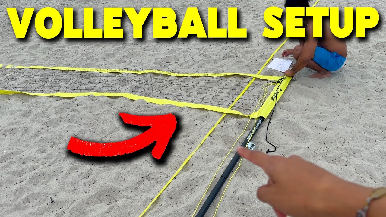 Setting Up The Pattiassy Volleyball Net