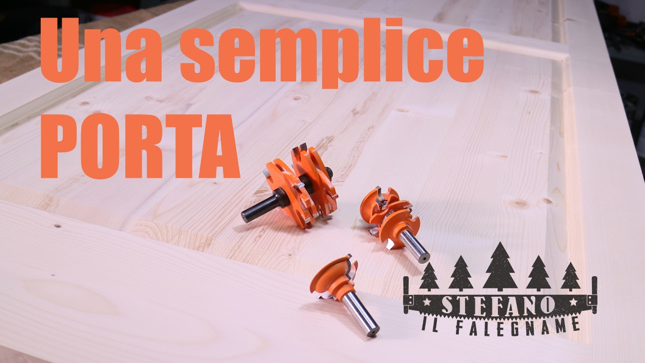 Porta interna FAI DA TE. Con set frese CMT