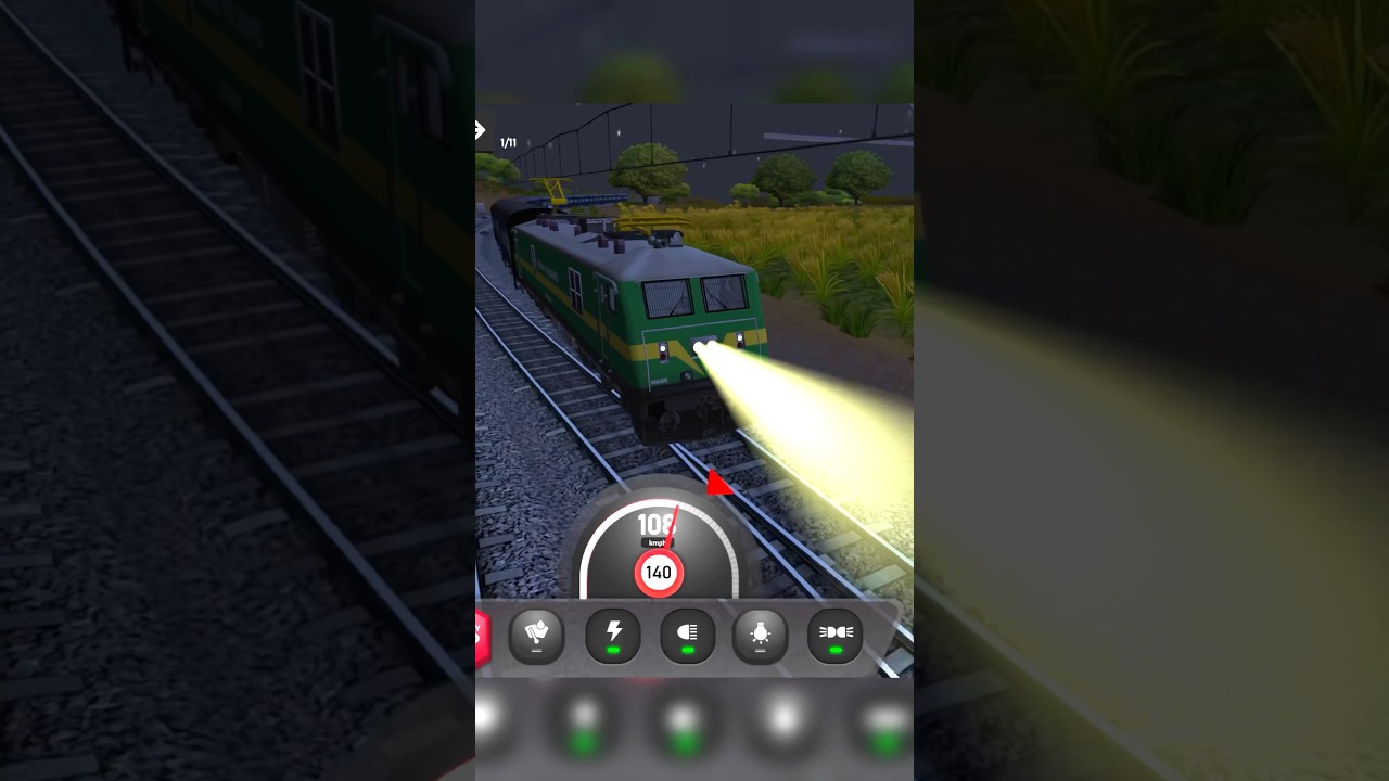 🔥 WAG-9 Power Hauls ICF Blue | Indian Train Simulator Mobile 