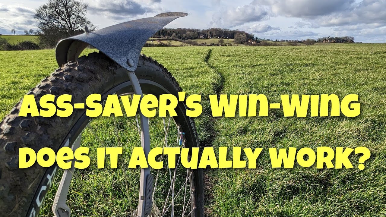 Ass-Saver's Win Wing mudguard review test, does it actually work??