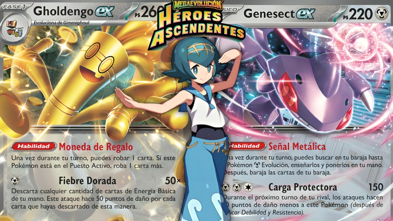 GHOLDENGO Ex DAÑO X ENERGIAS✅POKEMON TCG LIVE