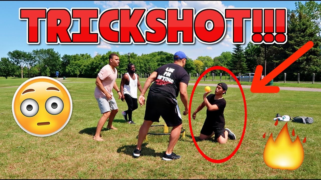 IMPOSSIBLE SPIKEBALL TRICK SHOTS CHALLENGE!!! (INSANE)
