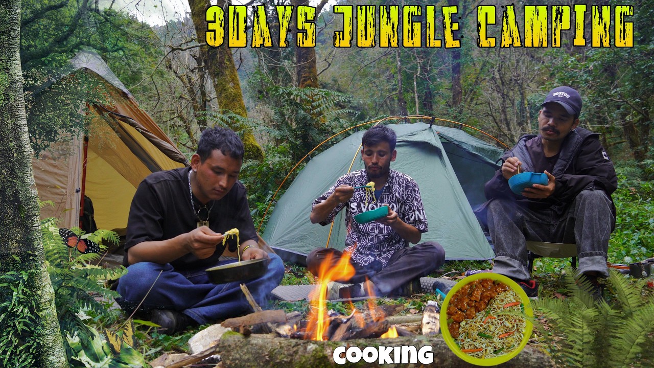 3 Days Survival Camping in Deep Jungle | Winter Night Group Camping In Forest | Camping In India