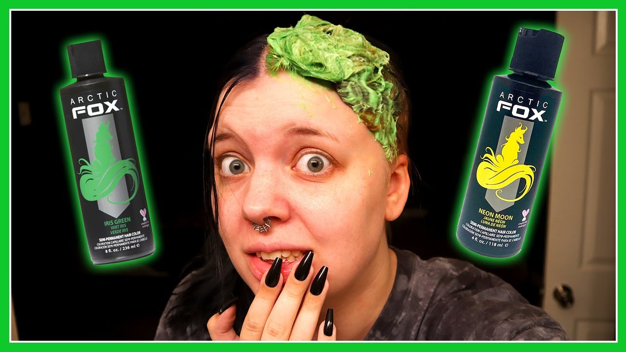 Dying My Hair GREEN & Black?!
