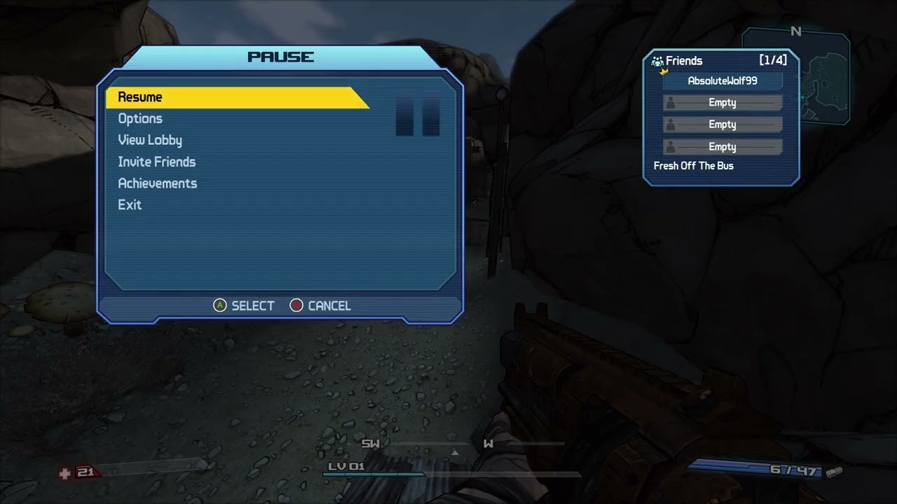 Borderlands 1 Complete Hunt: Fresh off the bus #1