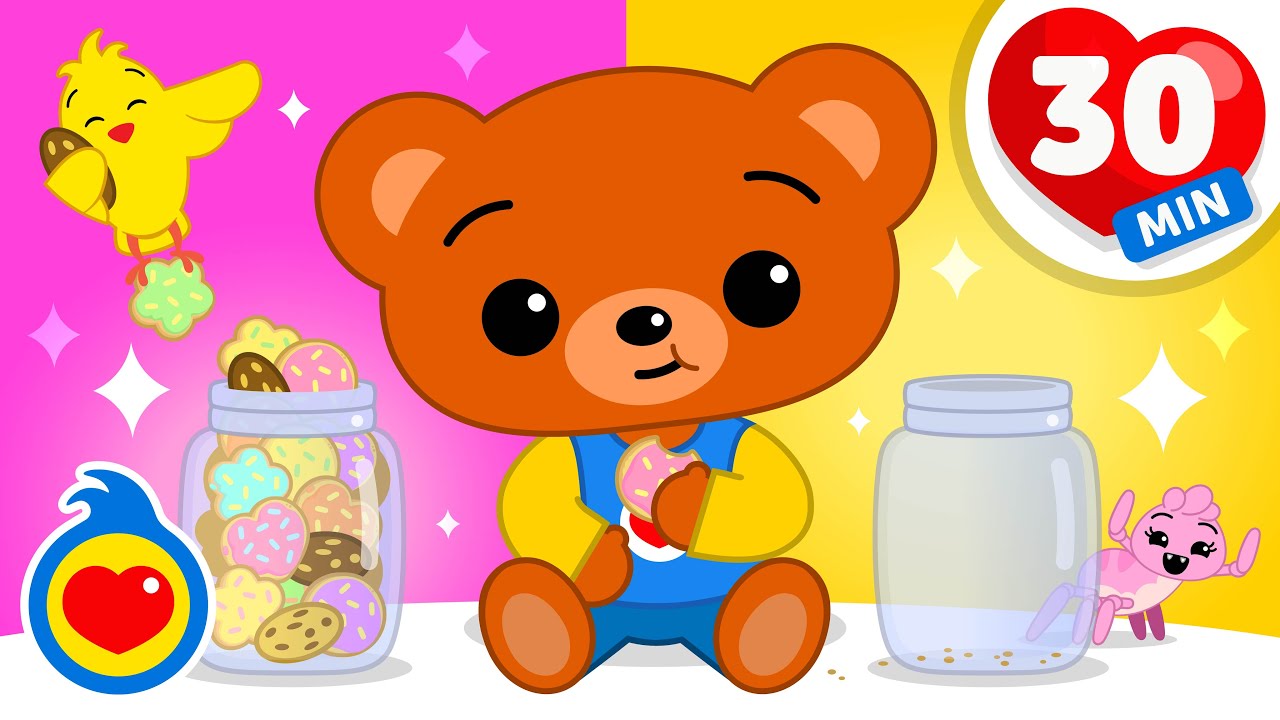 Os Opostos 🙂 🙃 | 30 minutos de Música Infantil | Um Herói do Coração ❤️