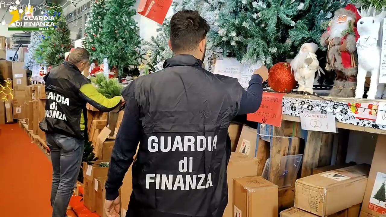 Guardia di finanza - Video Sequestro prodotti natale 2025