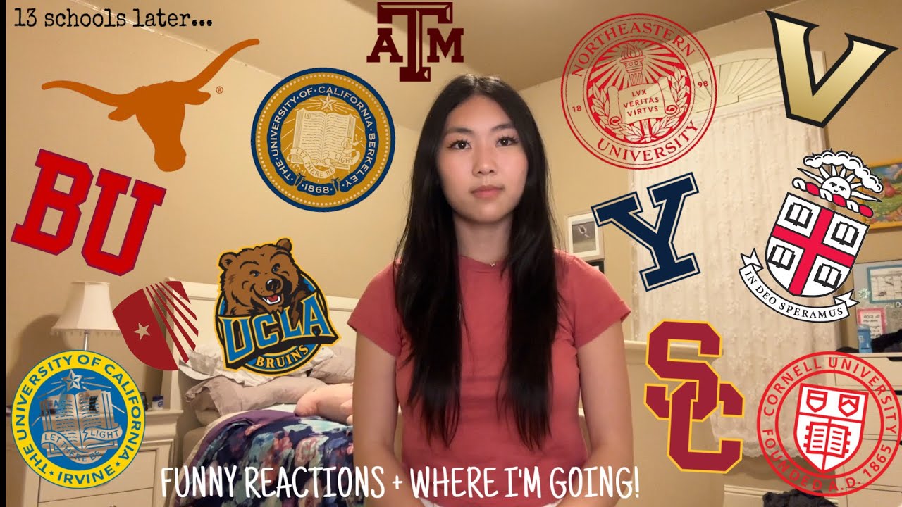 COLLEGE DECISION REACTIONS 2025 (UCs, Ivies, etc) + where i’m going!