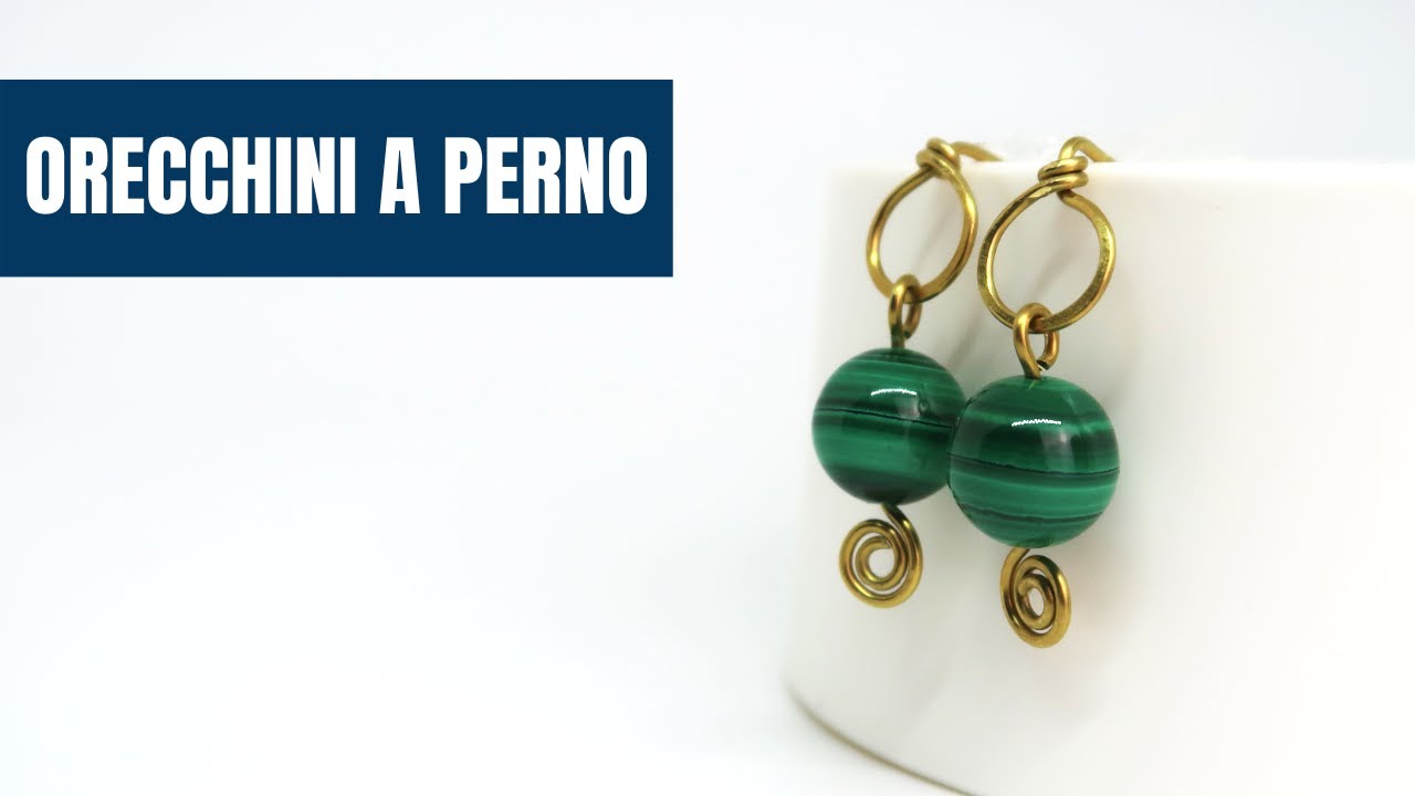 orecchini a perno