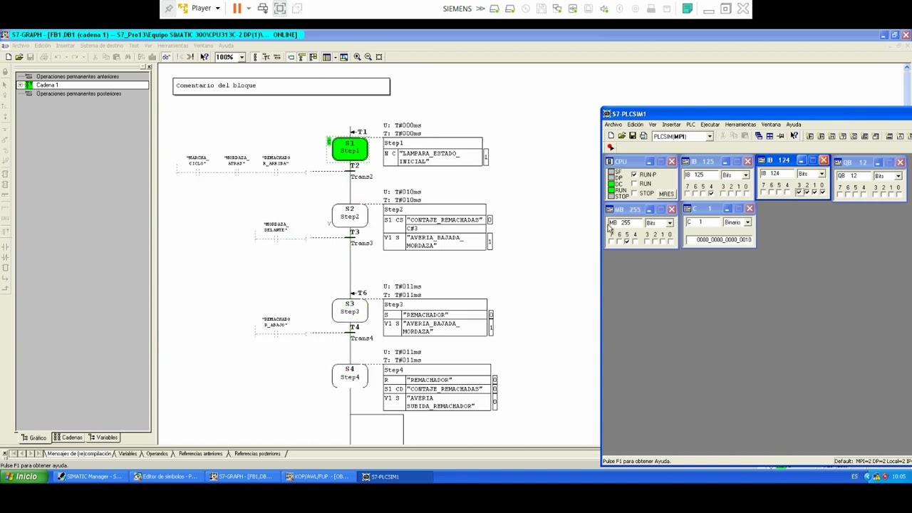 PLC-Controladores L&oacute;gicos Programables Control Discreto