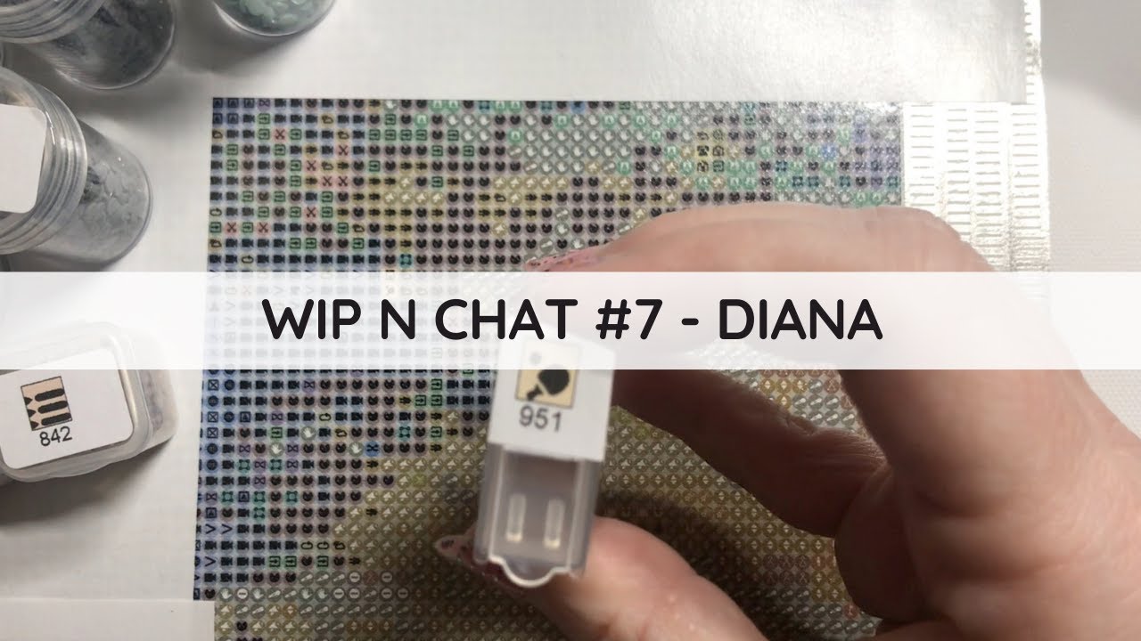 Diamond Painting - WIP n Chat #7 |  Diana by Josephine Wall