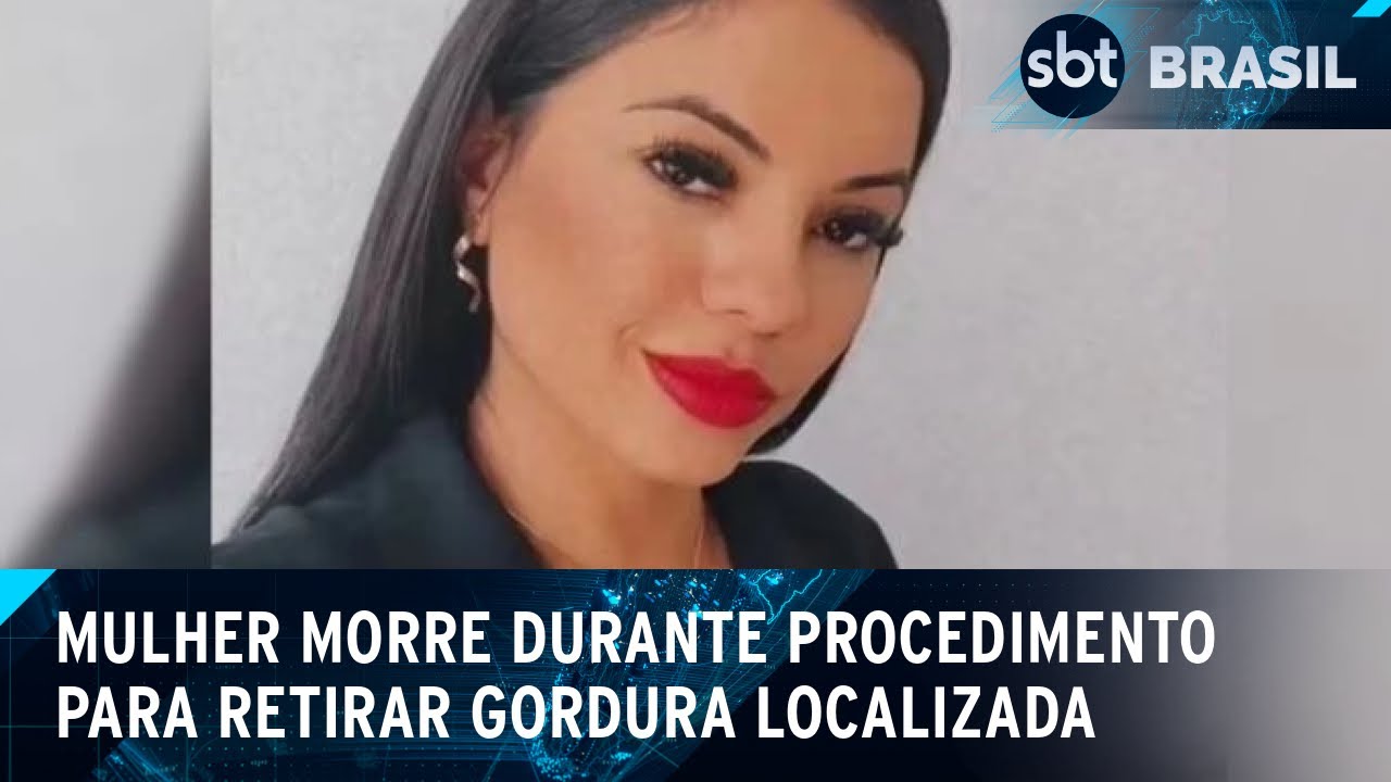 Mulher morre durante procedimento de hidrolipo em clínica de estética | SBT Brasil (27/11/24)