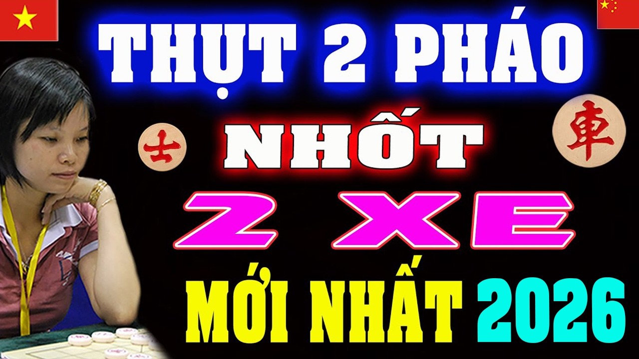Cách chơi 2 PHÁO LÙN mạnh KHỦNG KHIẾP của Ngô Lan Hương | Cờ tướng Việt