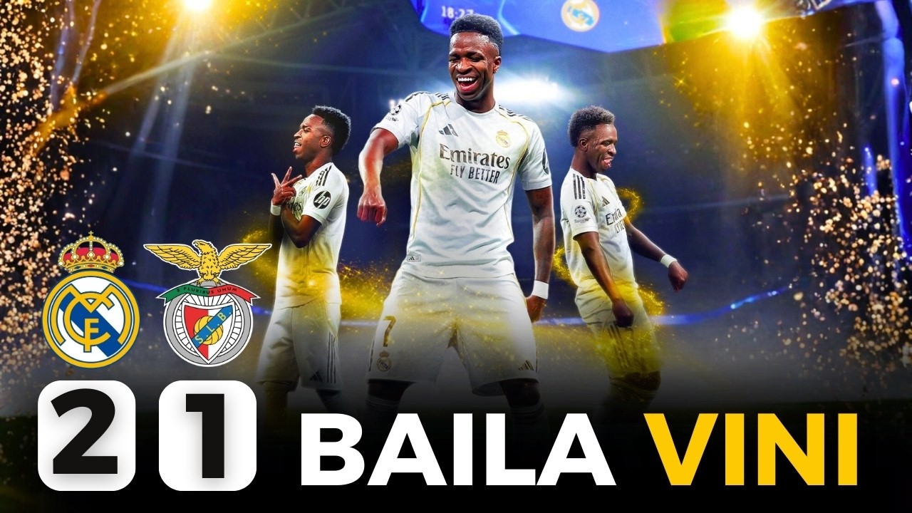 🕺🏿VINI DANSE MAIS ON EST TERRIBLEMENT NUL... (Real Madrid 2-1 Benfica)