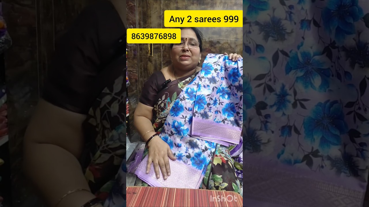 Any 2 sarees 999 #offer #offersarees#lscollections #onlineshopping