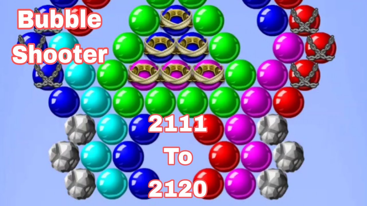 Bubble Shooter Levels 2111 To 2120 Completed All Levels = bubble Shooter gameplay 