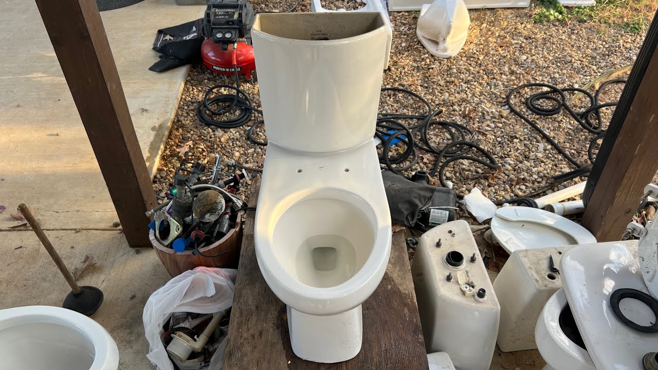 2008 Jacuzzi Espree Toilet Flushes!