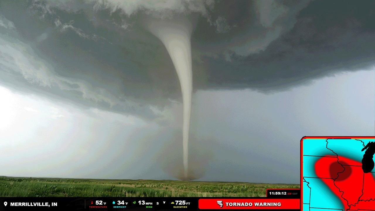 🔴LIVE Storm Chasers | Today's Target - Iowa/Illinois | Risk Level - 3/5