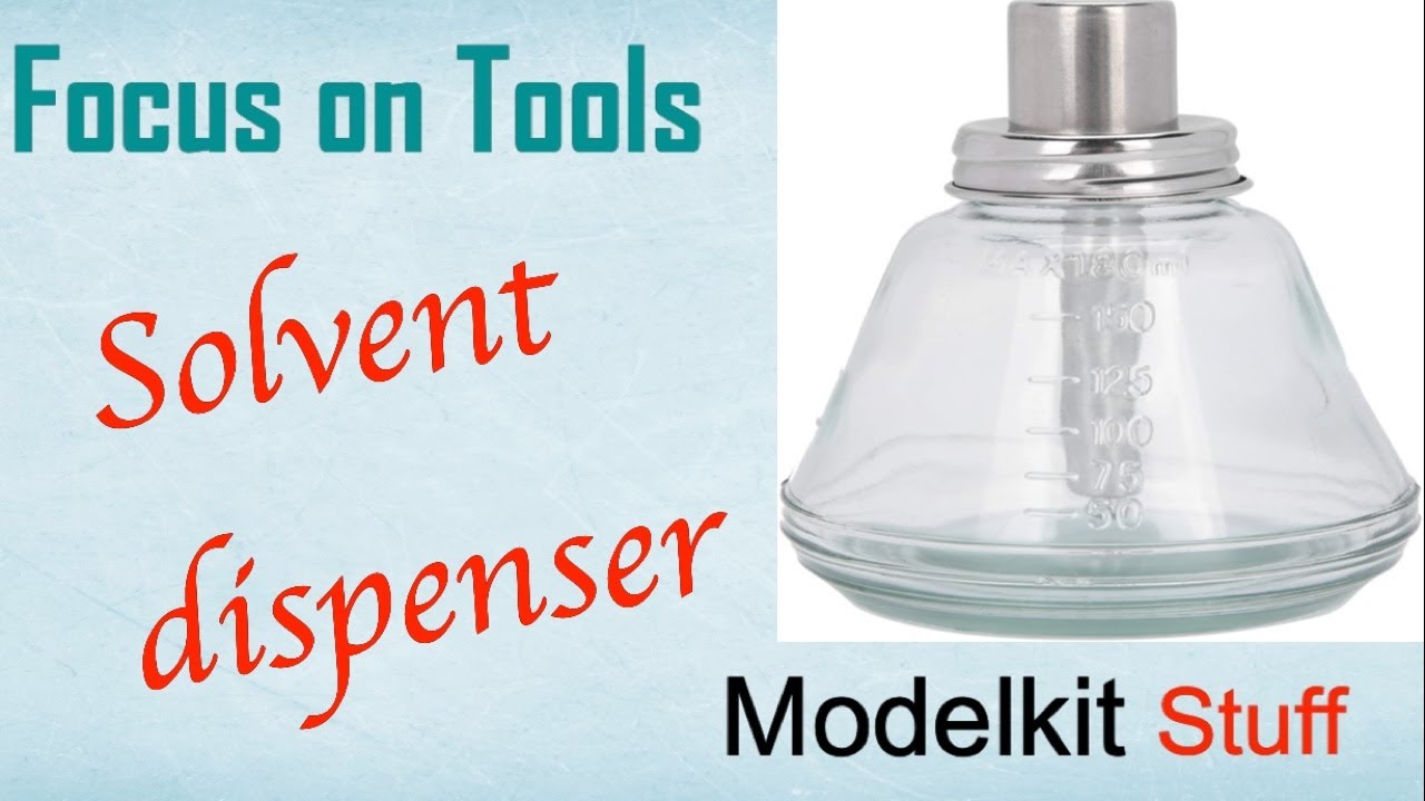 Focus on tools, Solvent dispenser bottle.