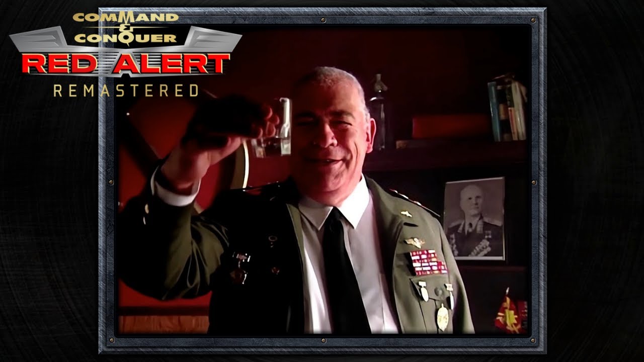 Command & Conquer Red Alert Remastered - All Soviet Expansions Cutscenes (Game Movie)