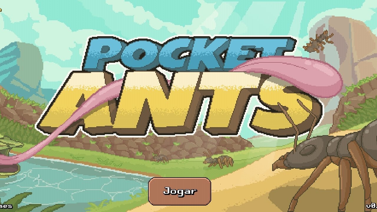 Jogando um simulador de formiga!😜