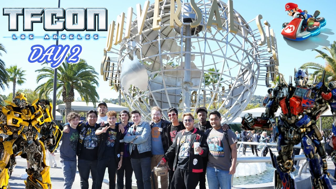 PRIMES DO PARTY FINALLY UNITED AT UNIVERSAL STUDIOS HOLLYWOOD!