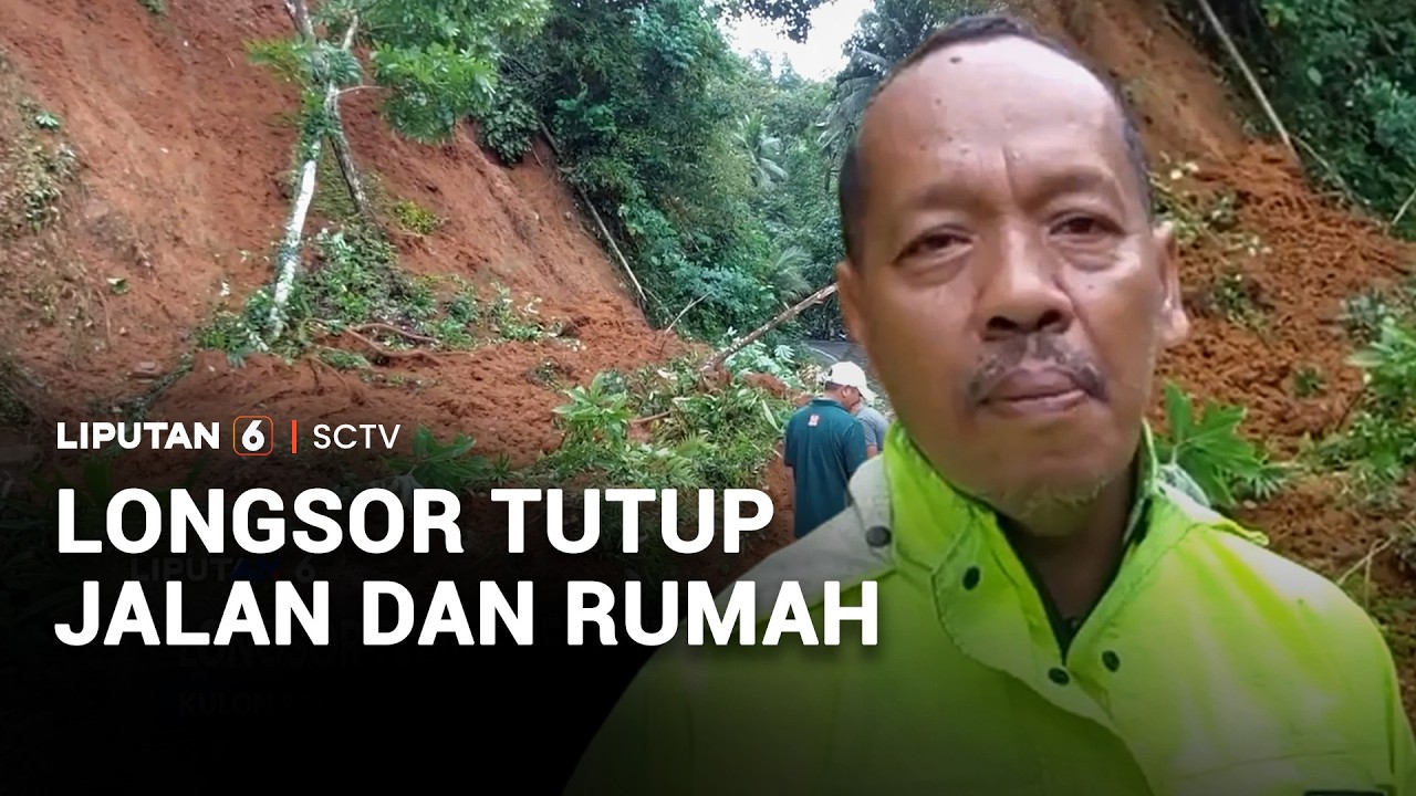 Longsor Tutup Jalan dan Rumah | Liputan 6
