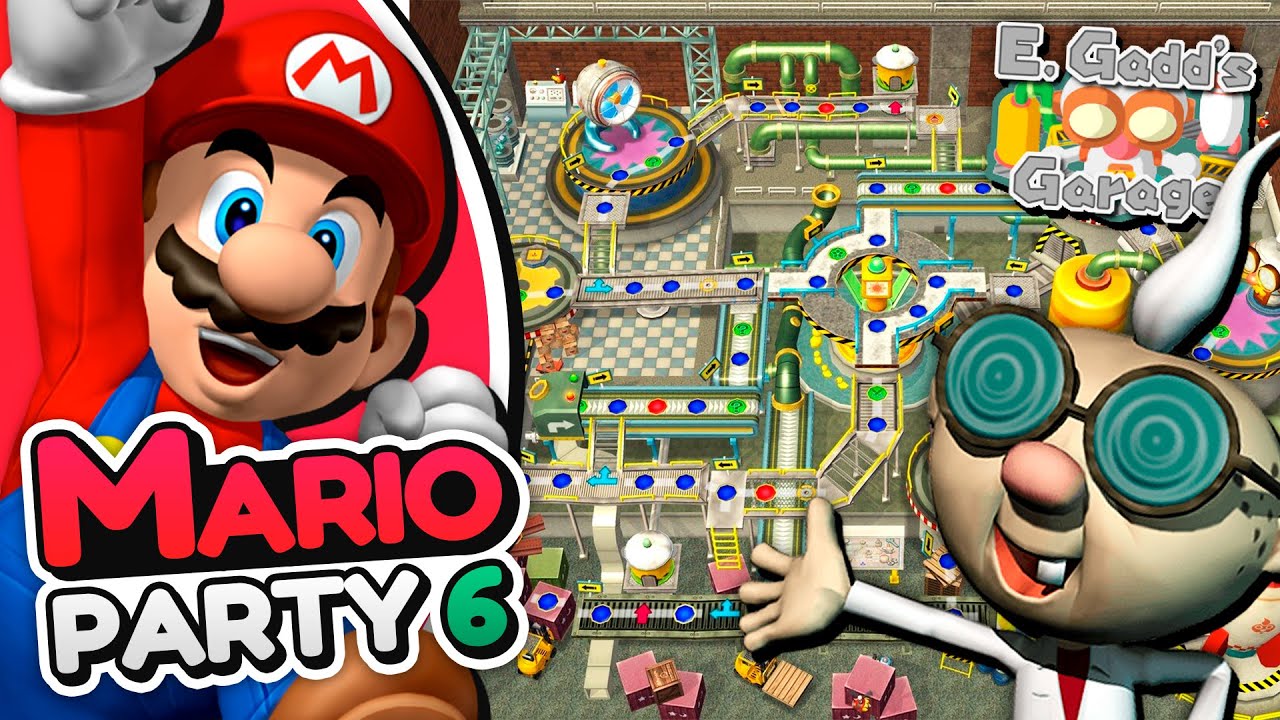 El Profesor Fesor - Garaje del Prof. Fesor - Mario Party 6 (GC)