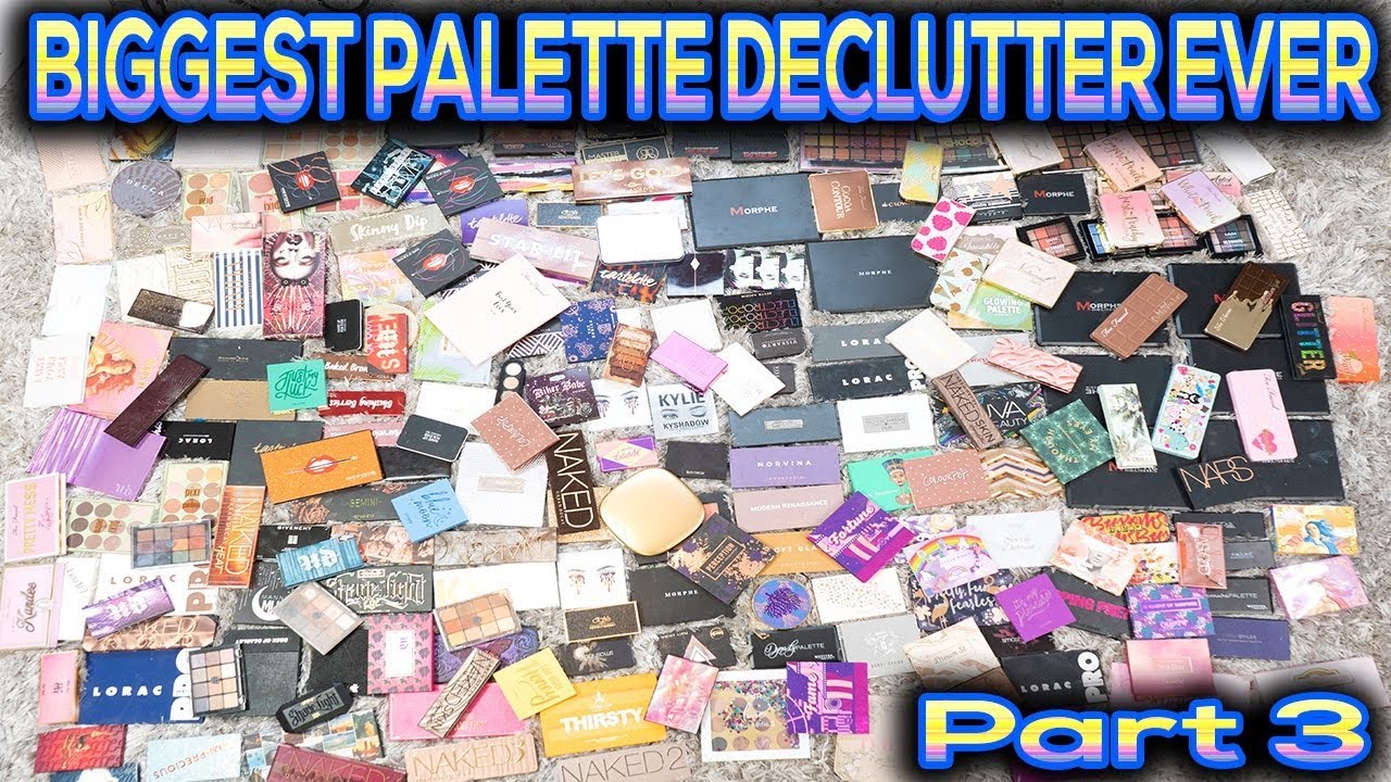 Massive Eyeshadow Palette Declutter! Part 3