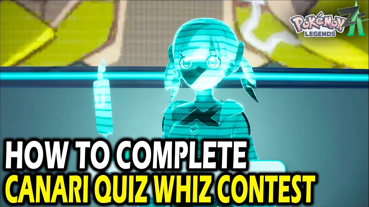 How to Complete Canari Quiz Whiz Contest on Pokemon Legends ZA