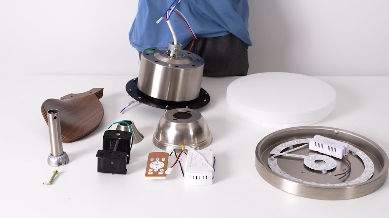 Terra Walnut Ceiling Fan Light Installation Video by Vakkerlight &ndash; Warmth and Whisper-Quiet Comfort